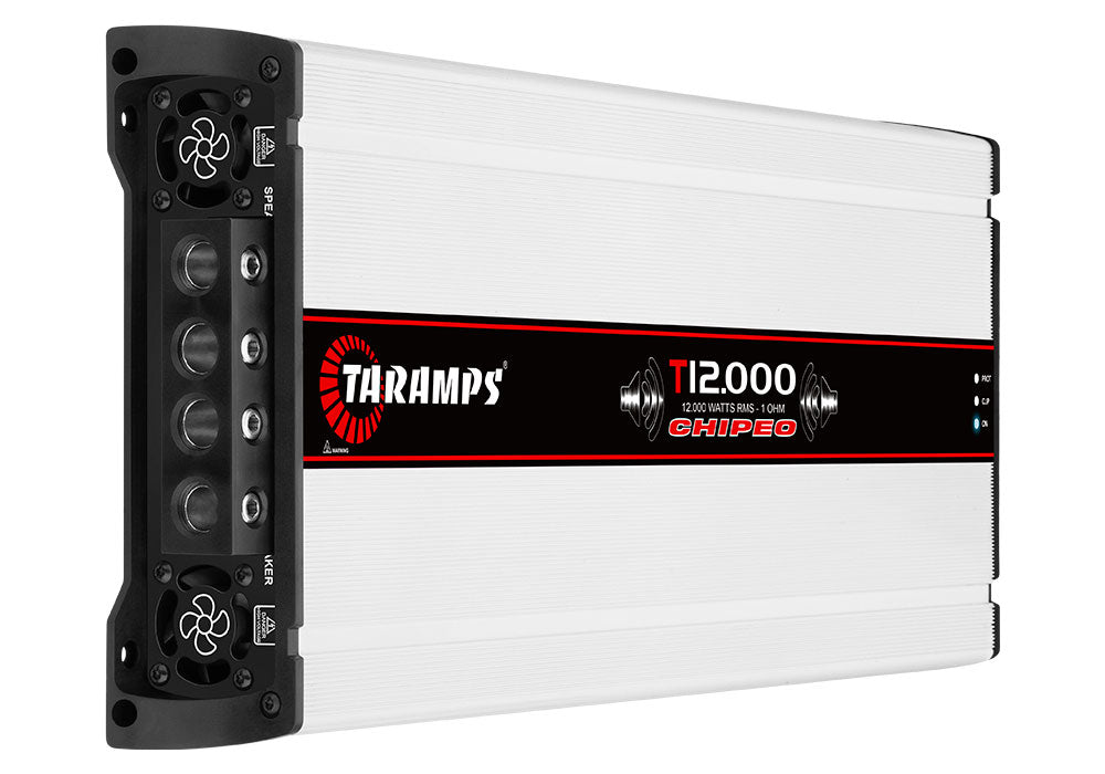 Taramps T12.000 Chipeo 12000 Watts RMS 1 or 2 ohms 1 Channel Amplifier Audio Car - BuyBrazil