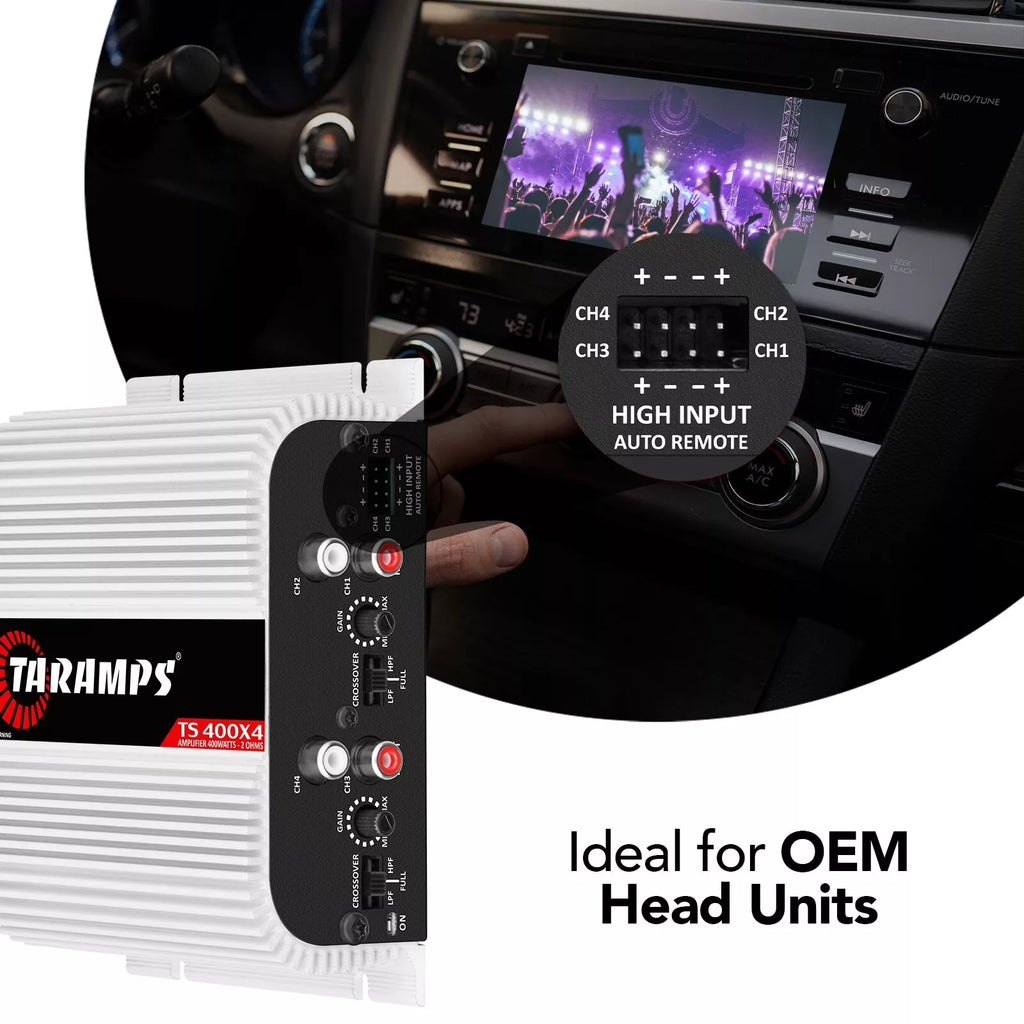 Taramps TS400X4 400 Watts Rms Car Audio Amplifier 4 Channels - BuyBrazil