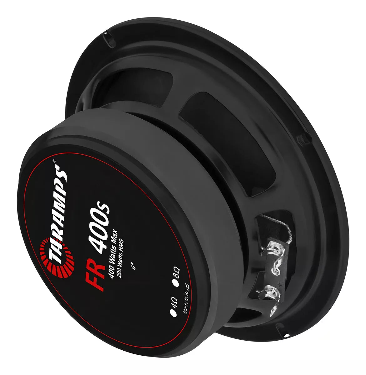 Pair of Taramps FR 400S 6-Inch 200W RMS 4 Ohms Black Speakers - BuyBrazil
