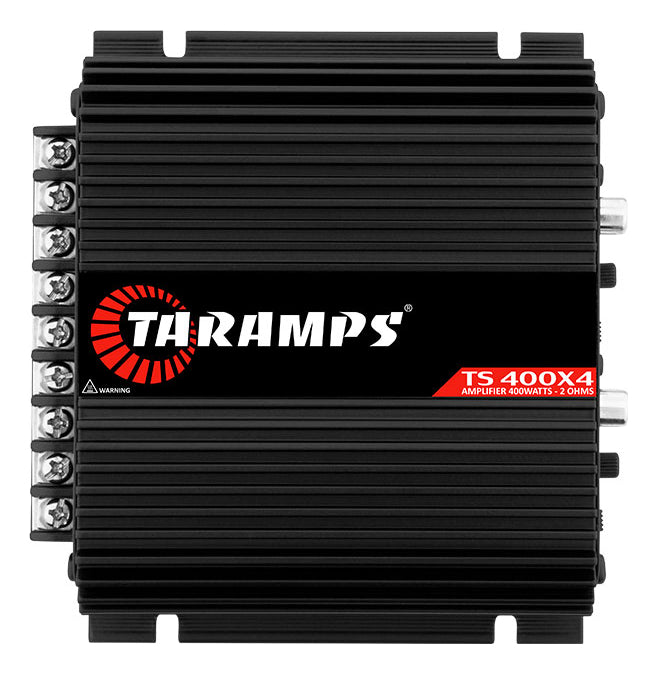 Taramps TS400X4 Black Amplifier Module 400 Watts RMS Digital  4 Channels 2 Ohms Stereo Audio Wire and RCA Input Power for Car Motorcycle Truck Automotive Sound - BuyBrazil