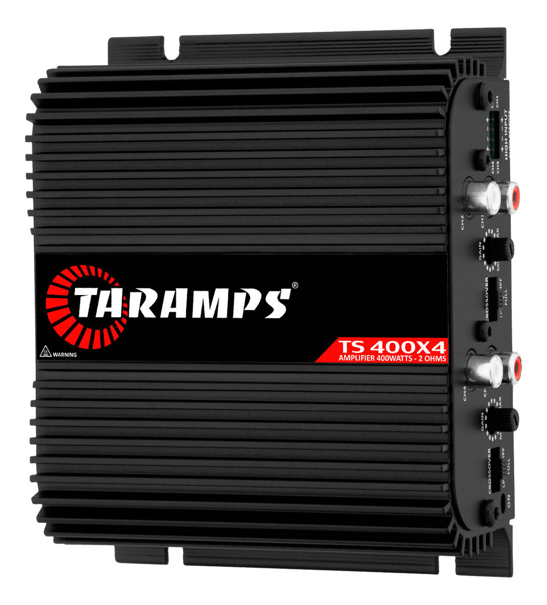 Taramps TS400X4 Black Amplifier Module 400 Watts RMS Digital  4 Channels 2 Ohms Stereo Audio Wire and RCA Input Power for Car Motorcycle Truck Automotive Sound - BuyBrazil