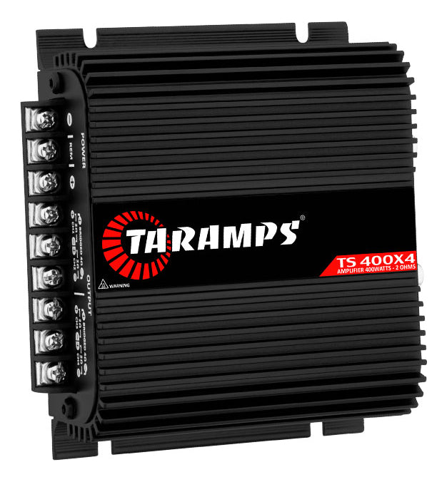 Taramps TS400X4 Black Amplifier Module 400 Watts RMS Digital  4 Channels 2 Ohms Stereo Audio Wire and RCA Input Power for Car Motorcycle Truck Automotive Sound - BuyBrazil