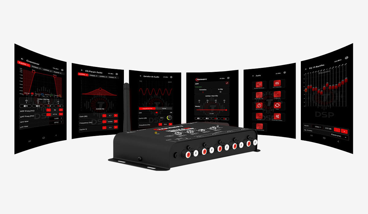 Wireless Audio Control Redefined: Taramps Pro 2.4 BT 4-Channel Bluetooth Processor - BuyBrazil