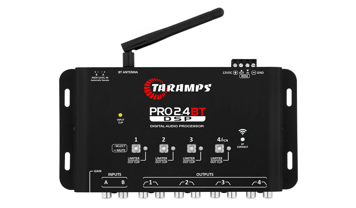 Wireless Audio Control Redefined: Taramps Pro 2.4 BT 4-Channel Bluetooth Processor - BuyBrazil