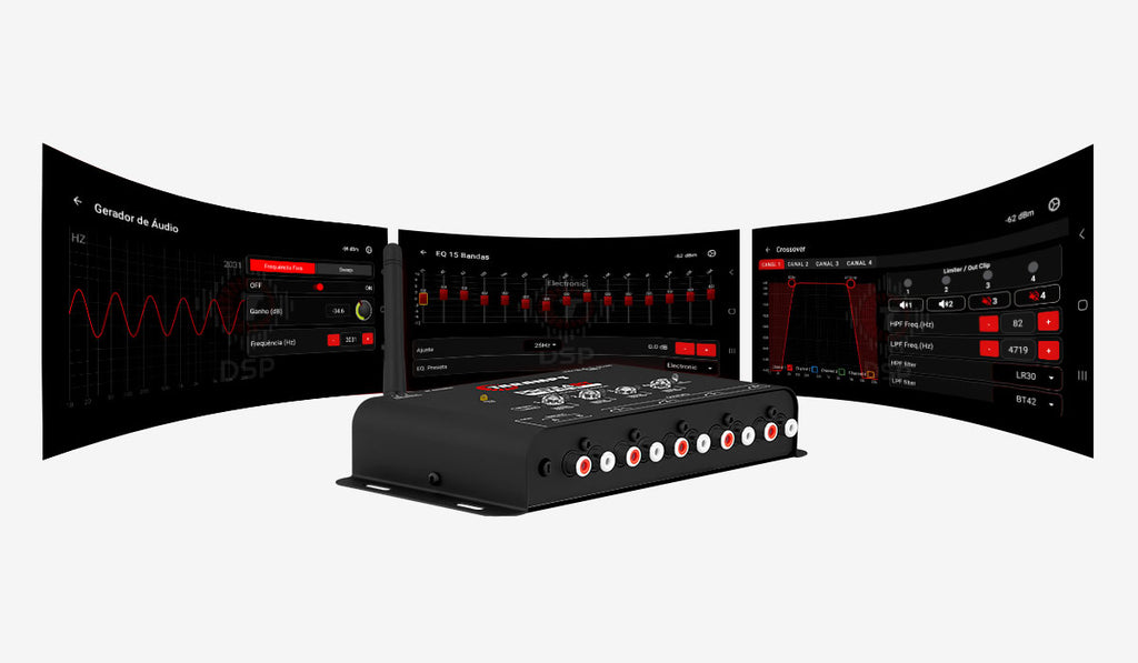 Wireless Audio Control Redefined: Taramps Pro 2.4 BT 4-Channel Bluetooth Processor - BuyBrazil