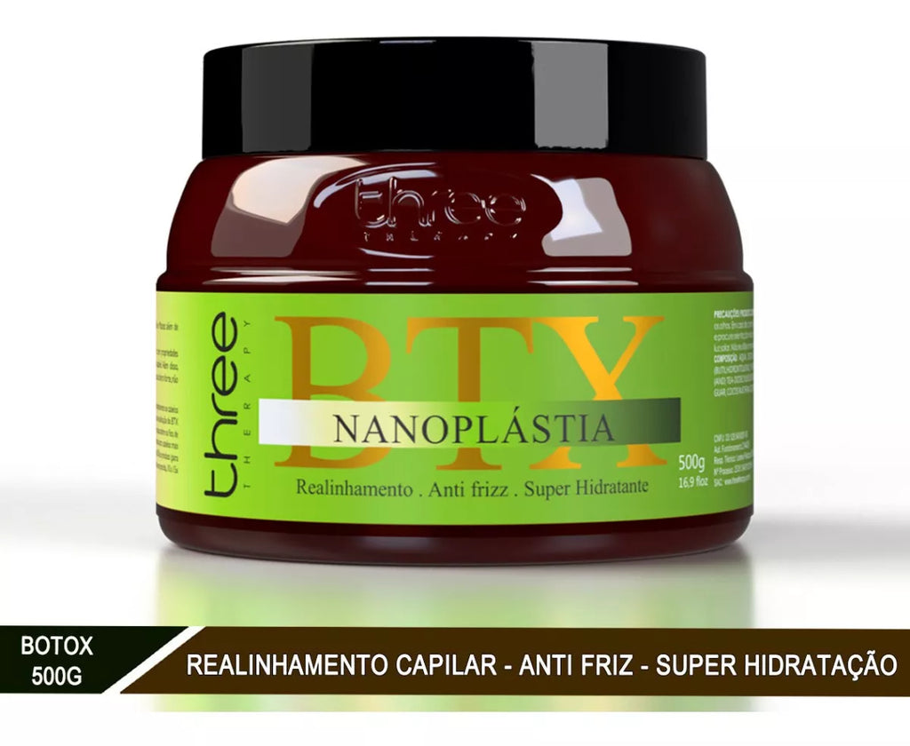 Three Therapy BTX Pantovin Organic and Formaldehyde Free 500g/16.9fl.oz. - BuyBrazil