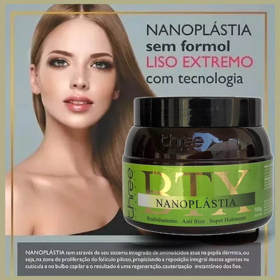 Three Therapy BTX Pantovin Organic and Formaldehyde Free 500g/16.9fl.oz. - BuyBrazil
