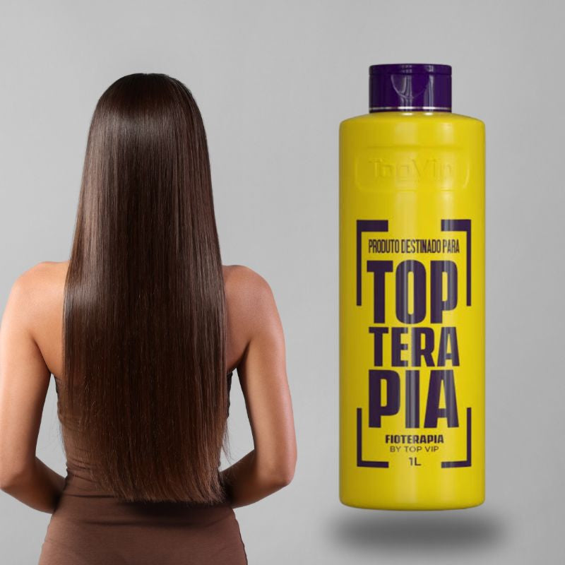 Topterapia Vip Organic Formaldehyde-Free Hair Straightening 1L - BuyBrazil