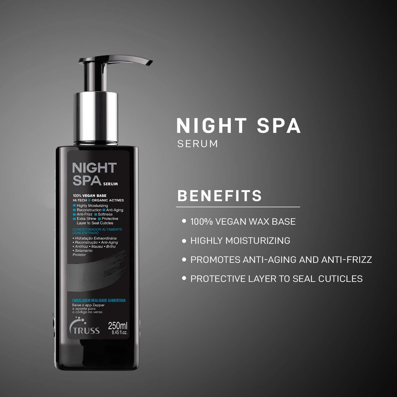 Truss Night Spa Treatment Serum 250ml/8.45 fl.oz. - BuyBrazil