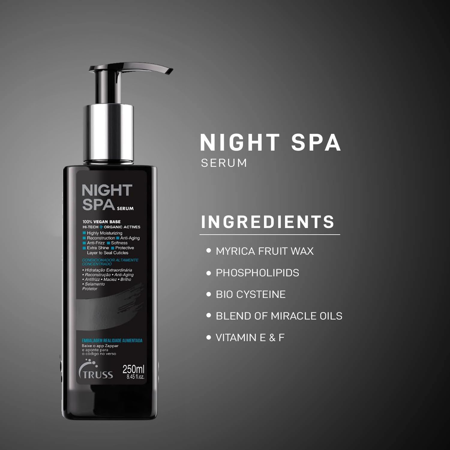 Truss Night Spa Treatment Serum 250ml/8.45 fl.oz. - BuyBrazil