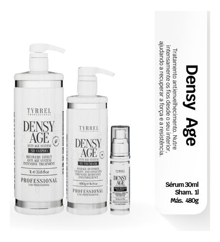 Tyrrel Professional Densy Age Kit Anti-Aging Hair Treatment System - BuyBrazil