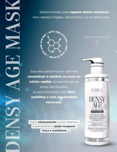 Tyrrel Professional Densy Age Kit Anti-Aging Hair Treatment System - BuyBrazil