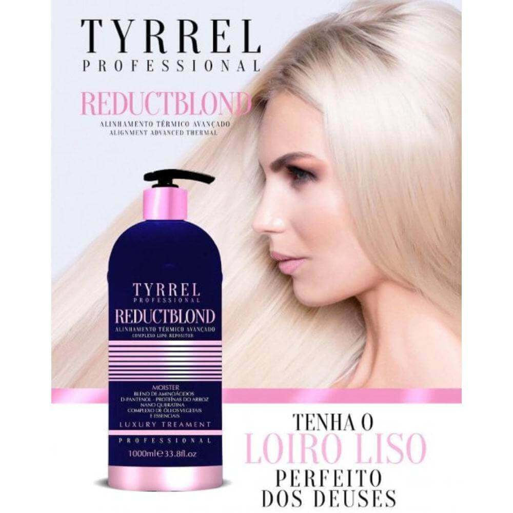 Tyrrel Reduct Blond Formaldehyde-Free Progressive Brush for Blondes 1000ml/33.8 fl.oz - BuyBrazil