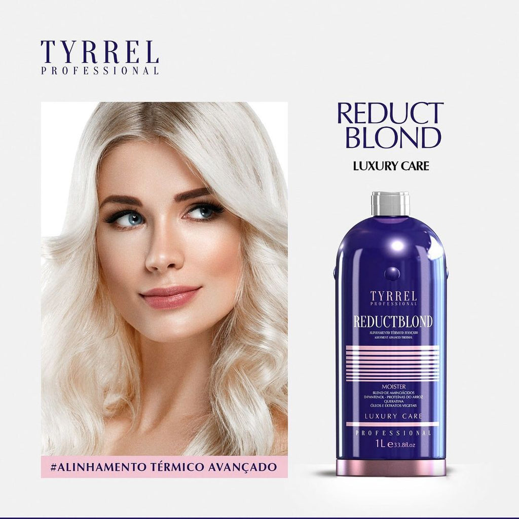 Tyrrel Reduct Blond Formaldehyde-Free Progressive Brush for Blondes 1000ml/33.8 fl.oz - BuyBrazil