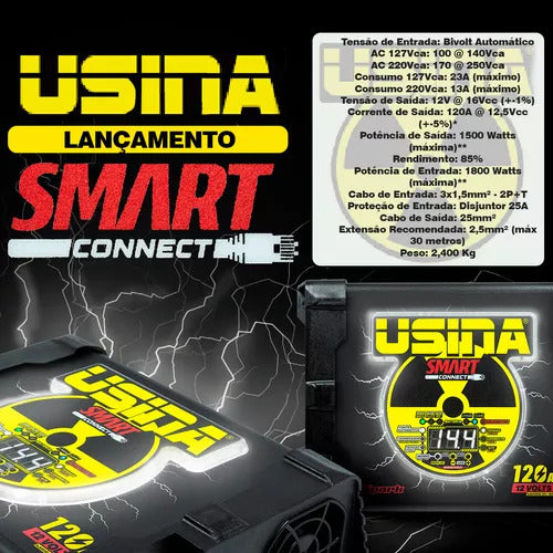 Spark Usina Smart Connect 120A Power Charger - BuyBrazil