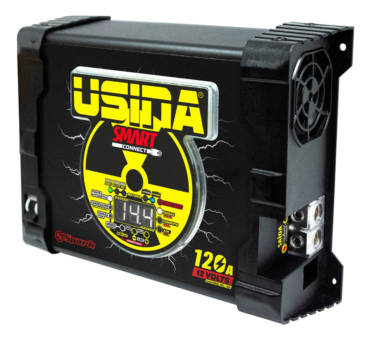 Usina Smart 120A Power Supply and Automotive Charger 12V - BuyBrazil