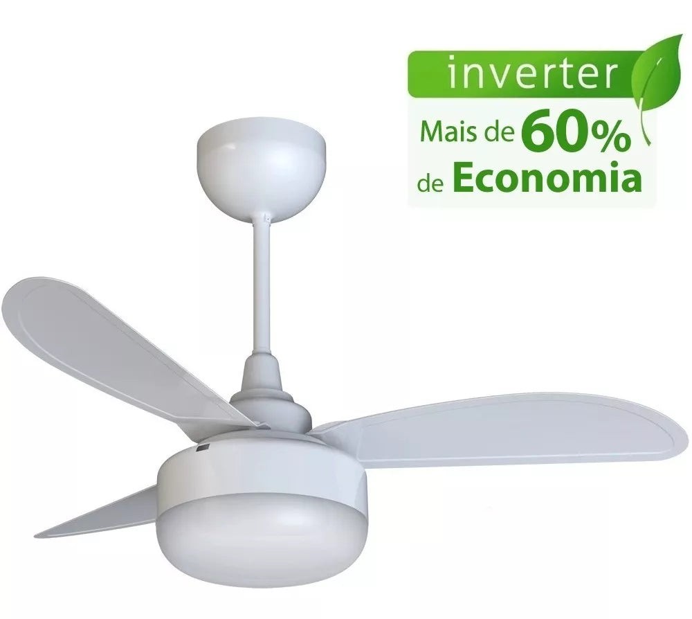Ventisol Fenix Inverter Ceiling Fan Remote Control with 3 Plastic Blades, 960 mm Diameter Bivolt - BuyBrazil