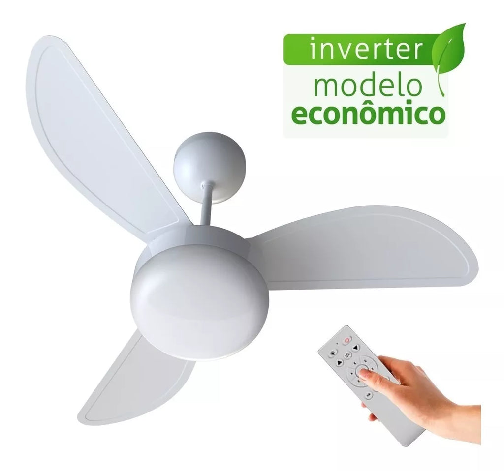 Ventisol Fenix Inverter Ceiling Fan Remote Control with 3 Plastic Blades, 960 mm Diameter Bivolt - BuyBrazil