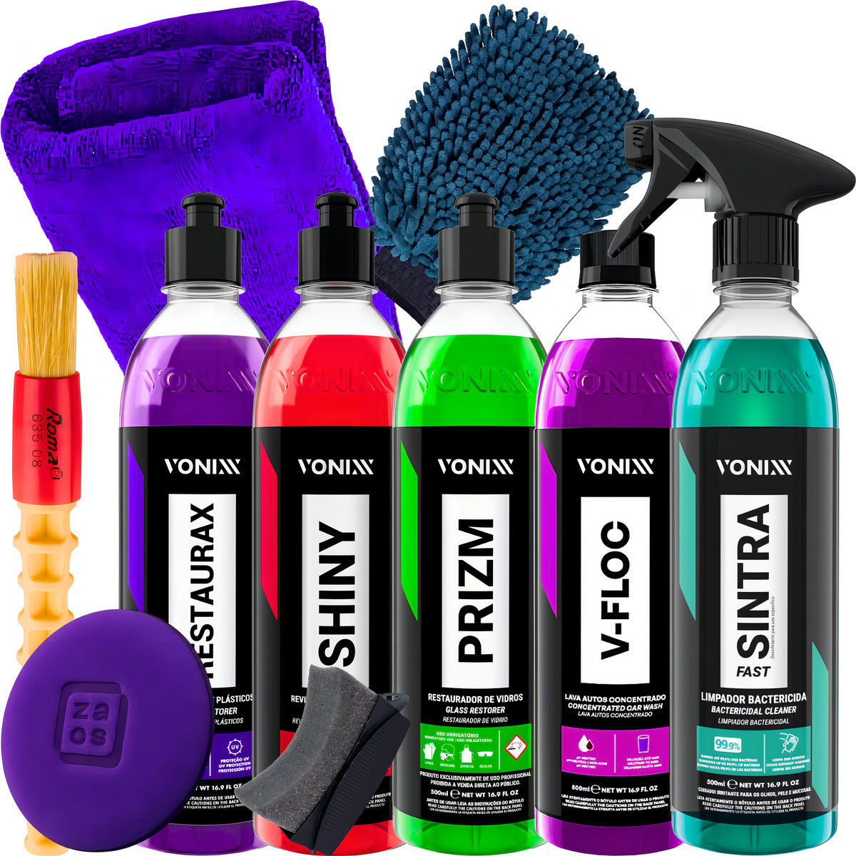 Vonixx Professional Kit Shampoo V-floc Prizm Shiny Restaurax - BuyBrazil