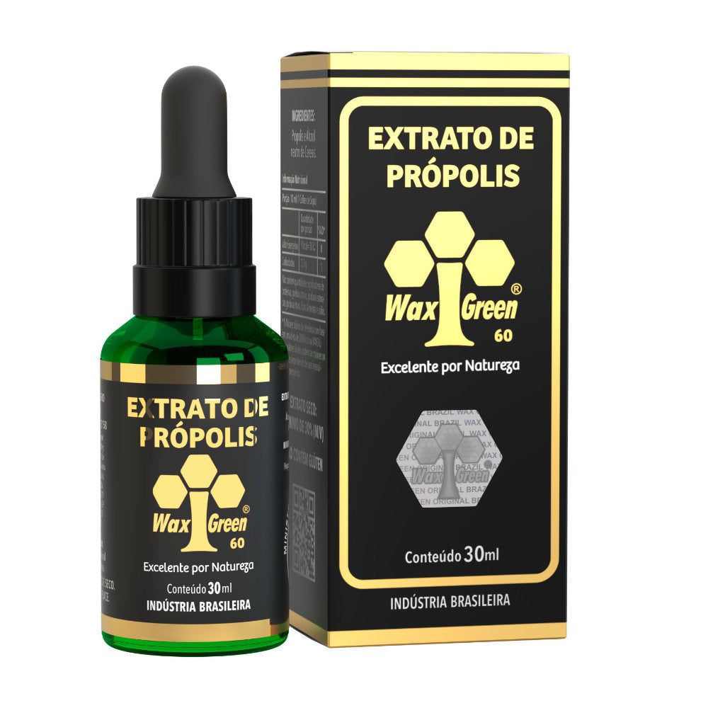 Green Propolis Extract 30% Wax Free 30ml Wax Green - BuyBrazil