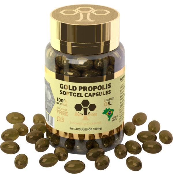 Wax Green Gold 70 Green Softgel 500mg 90 Capsules - BuyBrazil