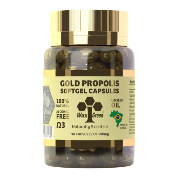 Wax Green Gold 70 Green Softgel 500mg 90 Capsules - BuyBrazil