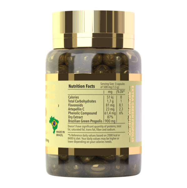 Wax Green Gold 70 Green Softgel 500mg 90 Capsules - BuyBrazil