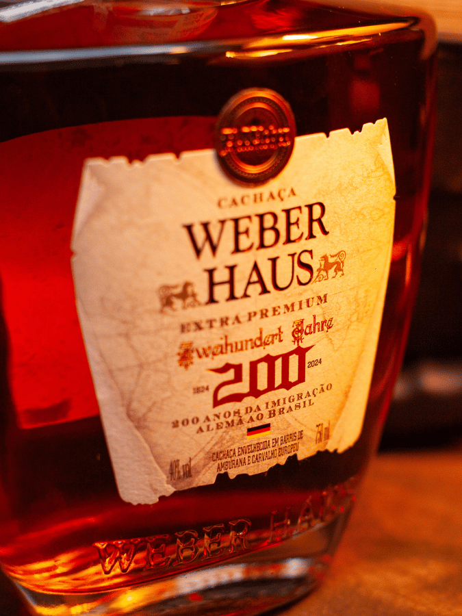 Cachaça Weber Haus 200 anos Imigração 750ml - BuyBrazil