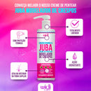 WIDI CARE Juba Kit for hair care includes shampoo, styling cream, sealing jelly, and hydro-nutritive mask in a four-step set