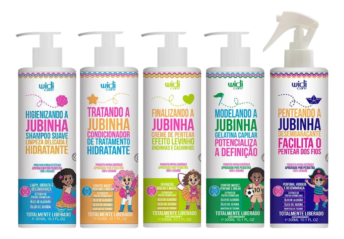 Widi Care Jubinha Sh Cond Cream Wavy Gelatin Spray Kit - BuyBrazil