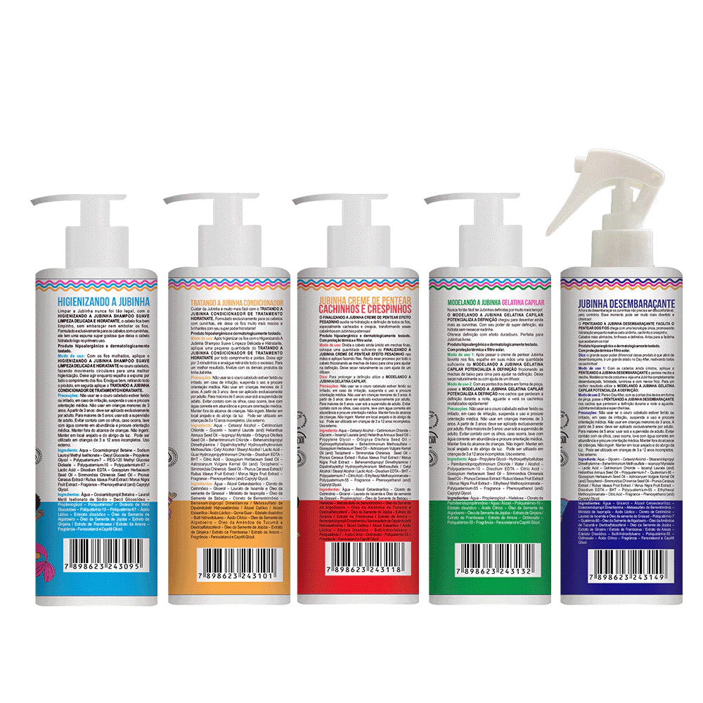 Widi Care Jubinha Sh Cond Cream Wavy Gelatin Spray Kit - BuyBrazil