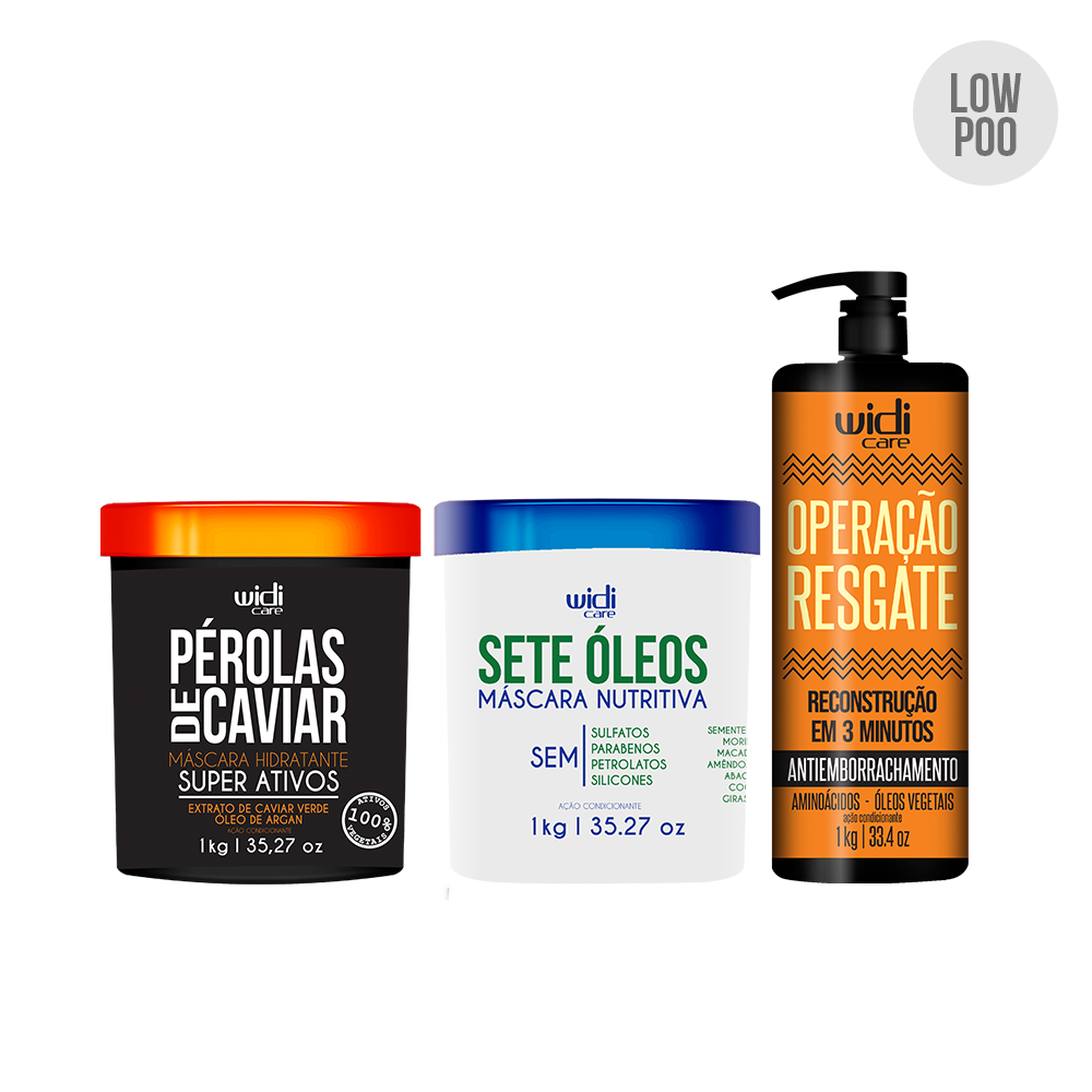 Widi Care Schedule For Professionals Caviar Pearl Mask 1kg Seven Oils Mask 1kg Rescue Operation Mask 1kg - BuyBrazil