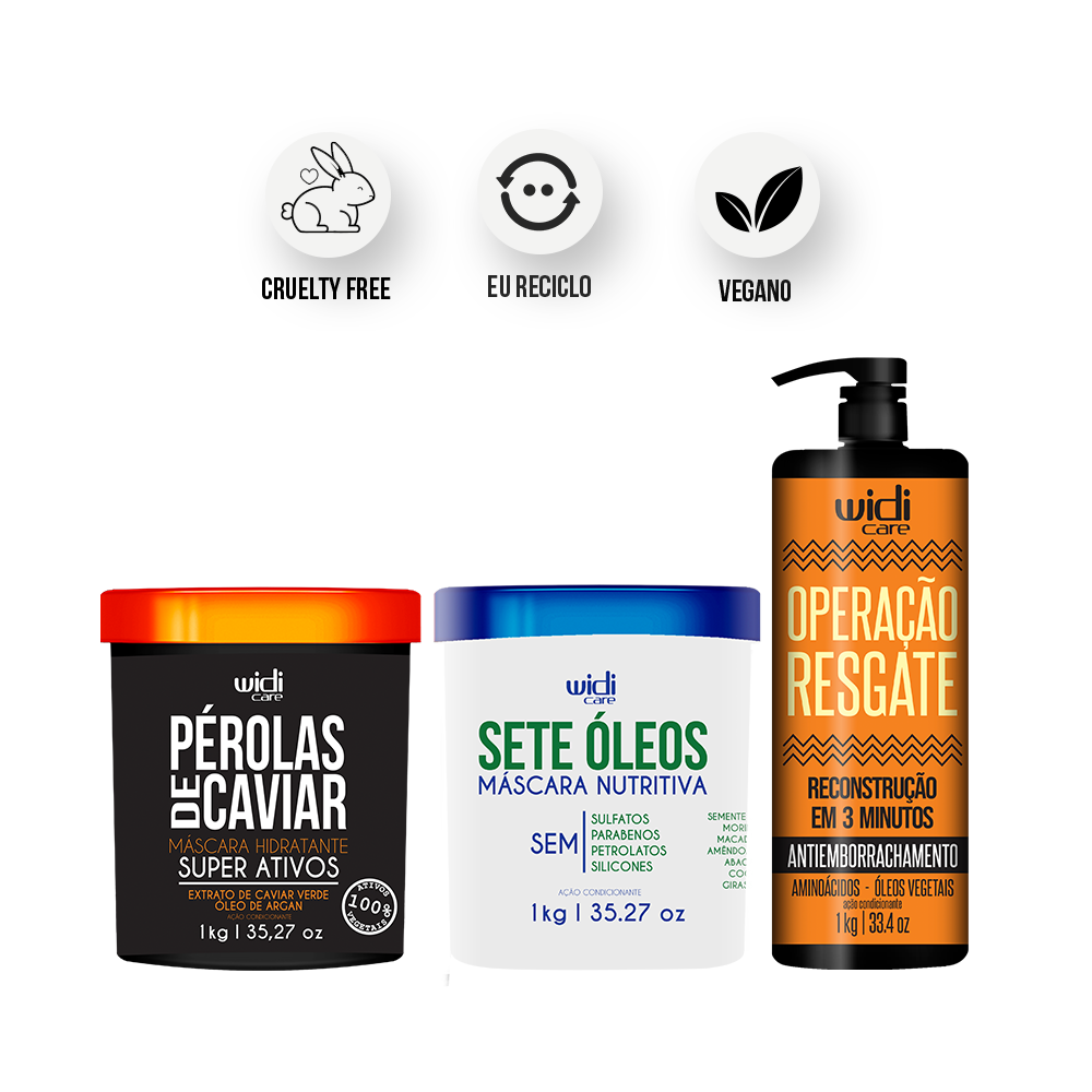 Widi Care Schedule For Professionals Caviar Pearl Mask 1kg Seven Oils Mask 1kg Rescue Operation Mask 1kg - BuyBrazil