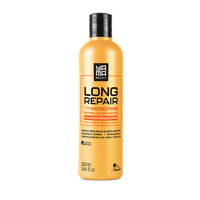 Yama Long Repair Kit Shampoo 280ml + Condicionador Fortalecedor Long Repair 200ml - BuyBrazil