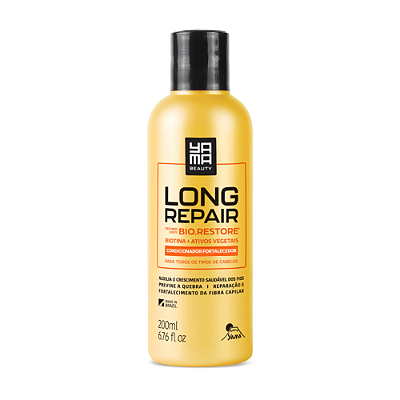 Yama Long Repair Kit Shampoo 280ml + Condicionador Fortalecedor Long Repair 200ml - BuyBrazil