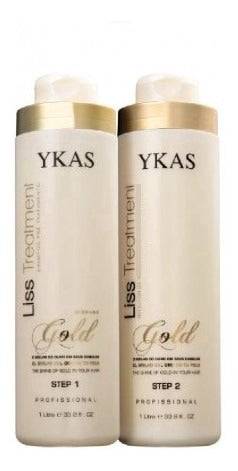 Ykas Liss Treatment Gold Duo Pro Hair Reducer 2x1000ml - BuyBrazil