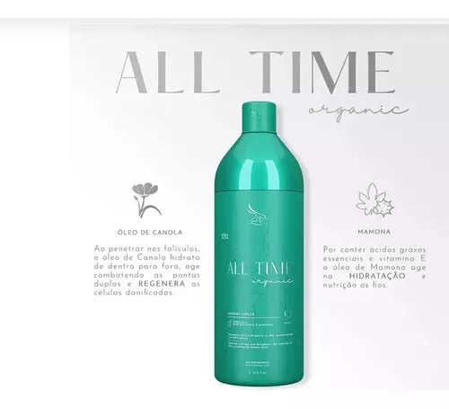 Zap All Time Organic Original Formaldehyde Free Brush 2x1000ml/ 33.8 fl.oz. - BuyBrazil