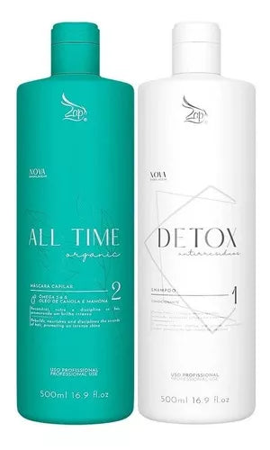 Zap All Time Organic Original Formaldehyde Free Brush 2x500ml/ 16.9 fl.oz. - BuyBrazil