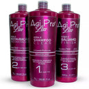 Agi Pro Liss Kera-X Semi Di Lino Prodew 500 3X1000ml/33.8 flo.oz. - BuyBrazil