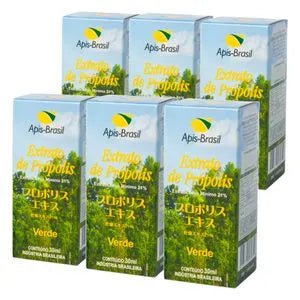 Apis Brasil Green Propolis Extract 21%, 30ml bottle, natural extract with green propolis from Apis Brasil.