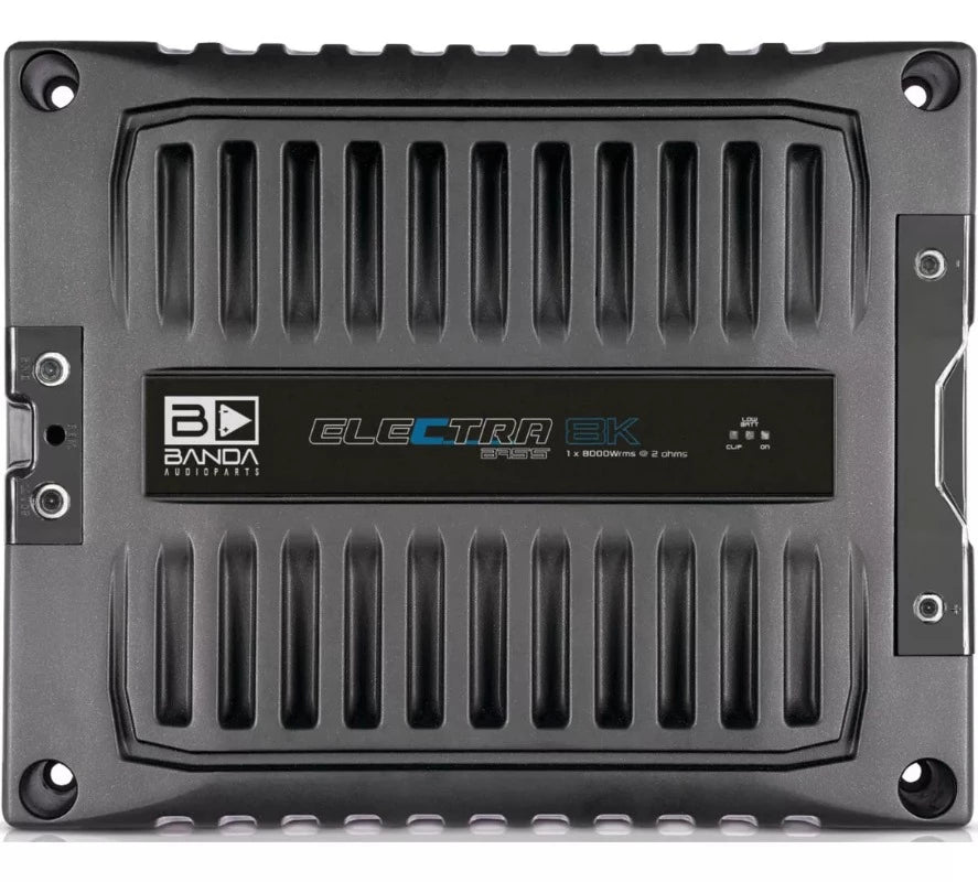 Banda Electra Bass 8K Amplifier Audio Car 8000 Watts RMS 2 ohms - BuyBrazil