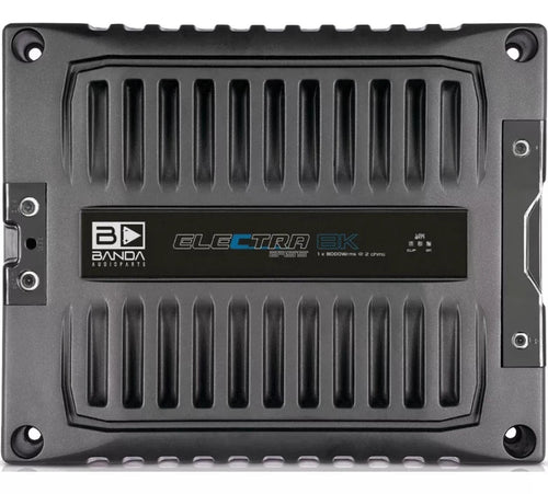 Banda Electra Bass 8K Amplifier Audio Car 8000 Watts RMS 2 ohms - BuyBrazil