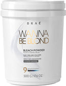 Brae Wanna Be Blond Bleach Powder 500g/17.6 oz and OX Vol 900ml/30.43 fl.oz. - BuyBrazil