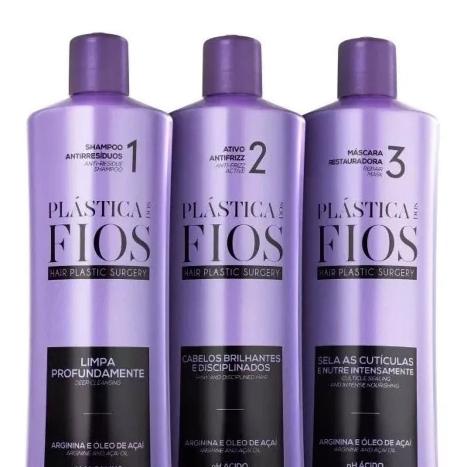 Cadiveu Plastica dos Fios Straightener Brazilian Keratin Wires Treatment - BuyBrazil