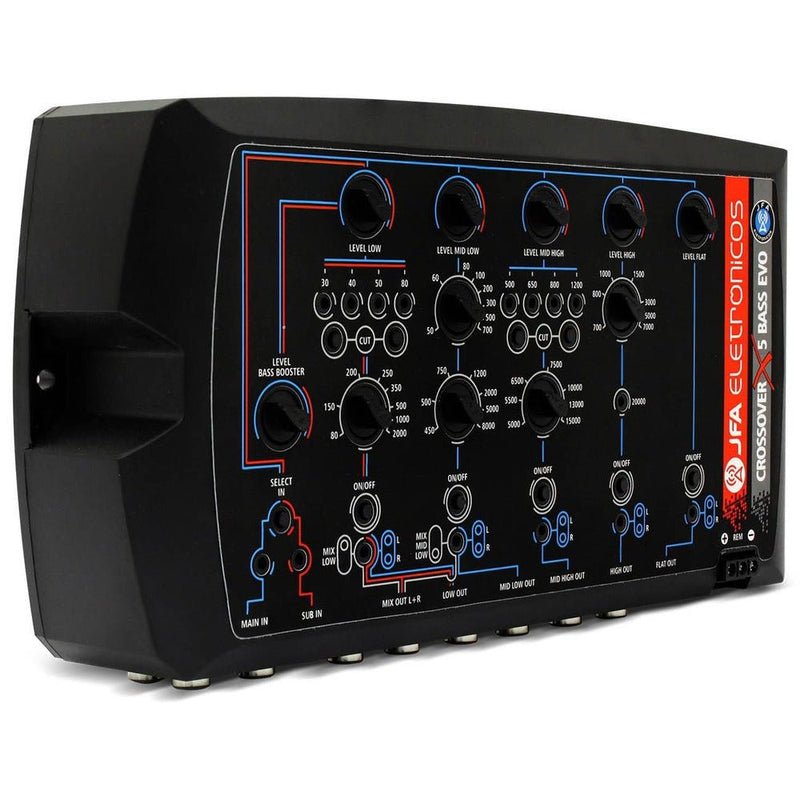 Crossover JFA X5 Bass Evo With 5 Ways Digital Electronic - BuyBrazil