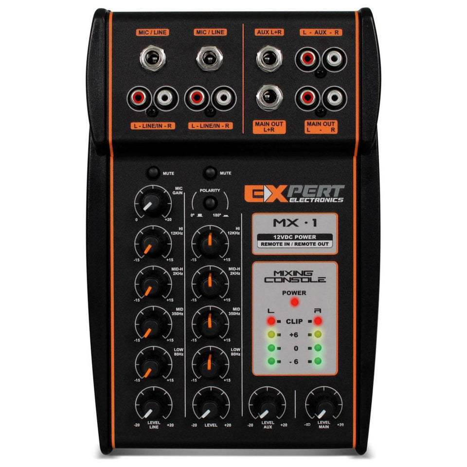 Expert Electronics MX-1 12V 4 Channels 2-way Audio Processor Stereo Equalizer - BuyBrazil