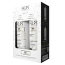 Felps RP Premium Repositor de Massa hair care bottles, 2x500ml, for nourishing and repairing hair treatments.