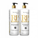 Felps RP Premium Repositor de Massa hair care bottles, 2x500ml, featuring nourishing formulas for damaged hair recovery.