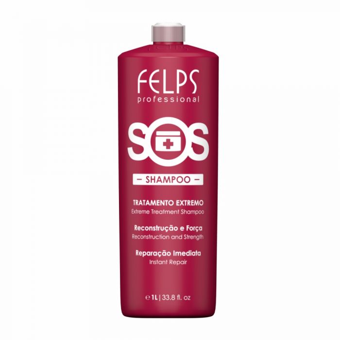 Felps SOS - Shampoo And Conditioner For Intense Treatment 2x1000ml/33.8 fl.oz - BuyBrazil