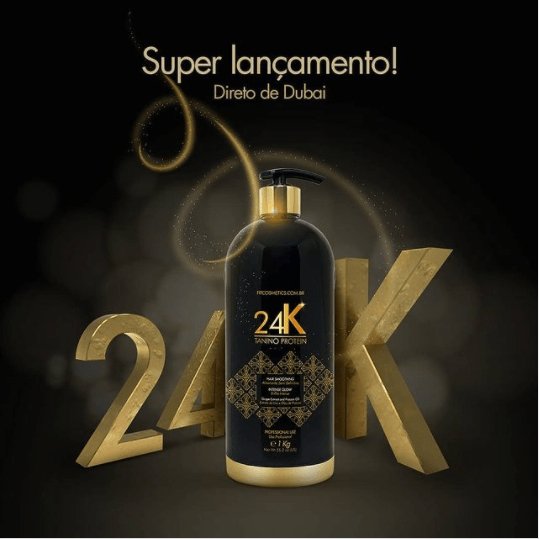 Fit Cosmetics - Progressive 24k - Tanino Protein + Vegan Kit 24k Home Care… - BuyBrazil